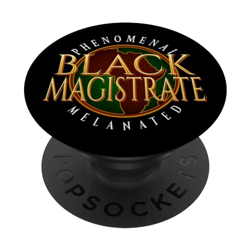 Schwarzer Magistrat Phänomenal Melaniert PopSockets mit austauschbarem PopGrip von Phenomenal Black Professionals