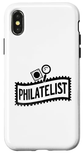 Hülle für iPhone X/XS Philatelist Briefmarken Philatelie Briefmarkensammlung Philatelisten von Philately Stamp Collecting Philatelist Gifts