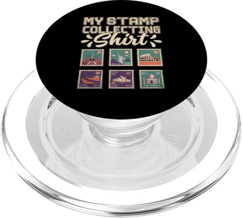 My Stamp Collecting Philately Briefmarken Sammler Philatelist PopSockets PopGrip für MagSafe von Philately Stamp Collecting Philatelist Gifts