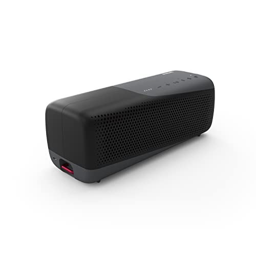 Philips Audio Kabellose Lautsprecher Bluetooth, Hochportabler & Wasserdichter IP67 Lautsprecher Mit Integriertem Mikrofon Für Anrufe & Powerbank, 24 Stunden Wiedergabe,TAS7807B, Schwarz, Groß von Philips Audio