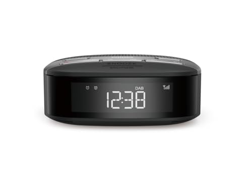 Philips Audio Radiowecker Radio DAB+ (Doppelter Alarm, Sleep Timer, Kompaktes Design, DAB+/UKW Digitalradio, Automatische Zeitsynchronisierung, Batteriesicherung) TAR3505/12 von Philips Audio