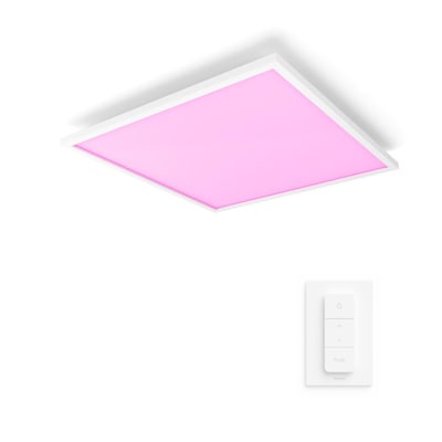 Philips Hue White & Color Ambiance Surimu Deckenleuchte weiß • 60x60cm + Dimmschalter von Philips Hue