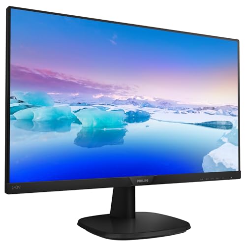 Philips 243V7QJABF - 24 Zoll FHD Monitor (1920x1080, 60 Hz, VGA, HDMI, DisplayPort) schwarz von Philips Monitors