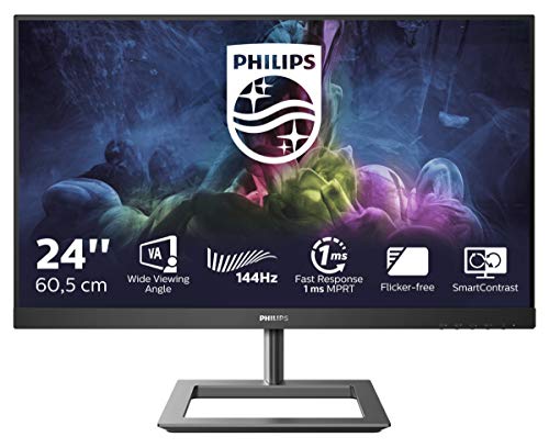 Philips 242E1GAJ - 24 Zoll FHD Gaming Monitor, 144 Hz, 1ms, FreeSync Premium (1920x1080, HDMI, DisplayPort) schwarz von Philips