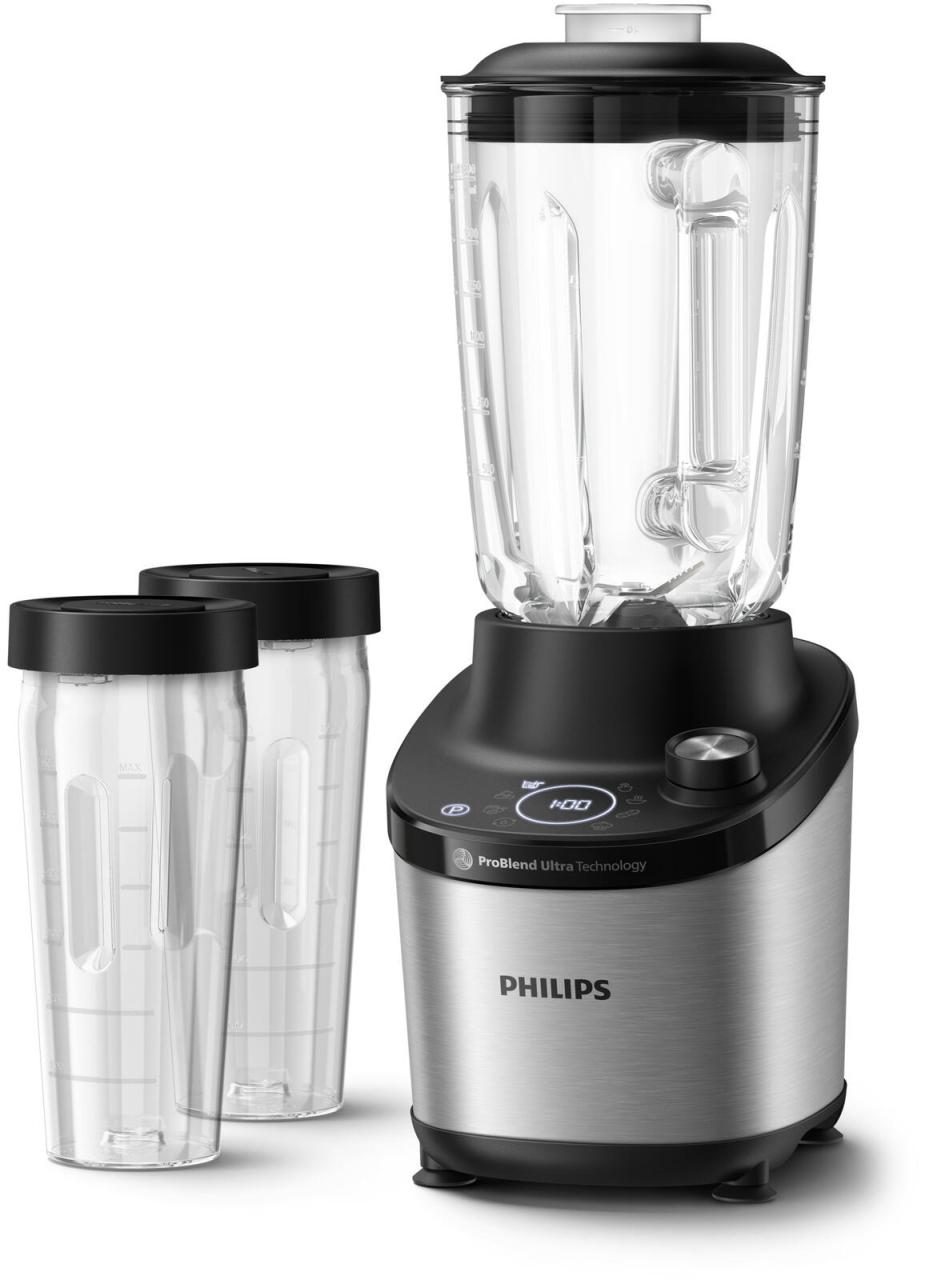 Philips 7000 Series HR3760 Standmixer, schwarz/metall von Philips