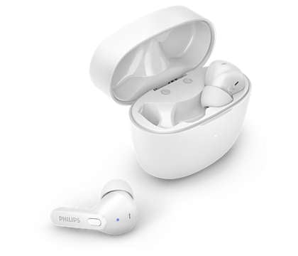 Philips Audio - True Wireless Headphones - White von Philips