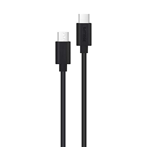 PHILIPS DLC3104C/00 - Kabel USB-C auf USB-C - 15W Ladekabel USB C - 120 cm - Schwarz von PHILIPS