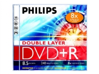 Philips DR8S8J05C - 5 x DVD+R DL - 8,5 GB (240min) 8x - cd-box von Philips