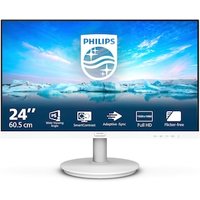 Philips V-Line 241V8AW 60,5cm (23,8") FHD IPS Office Monitor HDMI/VGA 4ms 75Hz Weiß von Philips