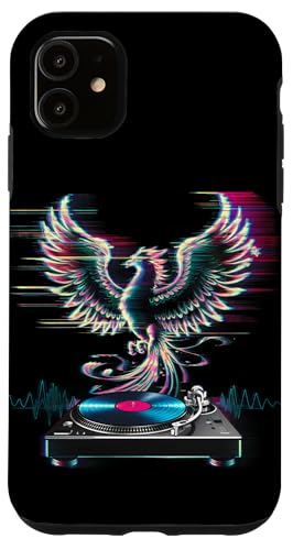 Hülle für iPhone 11 Phoenix DJ Plattenspieler Mythical Bird Rejuvenation Discjockey von Phoenix Bird Mythical Bird Rise Rejuvenation