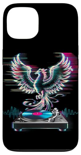 Hülle für iPhone 13 Phoenix DJ Plattenspieler Mythical Bird Rejuvenation Discjockey von Phoenix Bird Mythical Bird Rise Rejuvenation