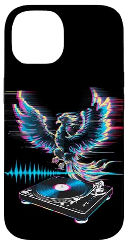 Hülle für iPhone 14 Phoenix Bird DJ Plattenspieler Mythische Verjüngung Discjockey von Phoenix Bird Mythical Bird Rise Rejuvenation