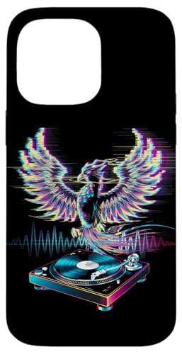 Hülle für iPhone 14 Pro Max Phoenix Bird DJ Plattenspieler Mythical Discjockey Rejuvenation von Phoenix Bird Mythical Bird Rise Rejuvenation