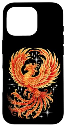 Hülle für iPhone 16 Pro Phoenix Bird Mythische Vogelverjüngung Fantasie von Phoenix Bird Mythical Bird Rise Rejuvenation