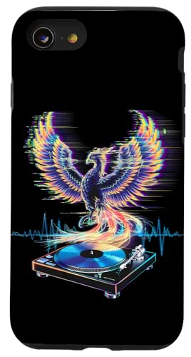 Hülle für iPhone SE (2020) / 7 / 8 Phoenix Bird DJ Plattenspieler Mythical Bird Discjockey von Phoenix Bird Mythical Bird Rise Rejuvenation