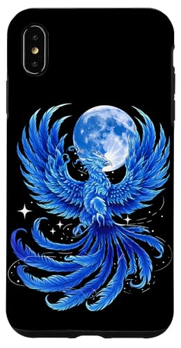 Hülle für iPhone XS Max Iced Phoenix Full Moon Rejuvenation Bird Phönix Vogel von Phoenix Bird Mythical Bird Rise Rejuvenation