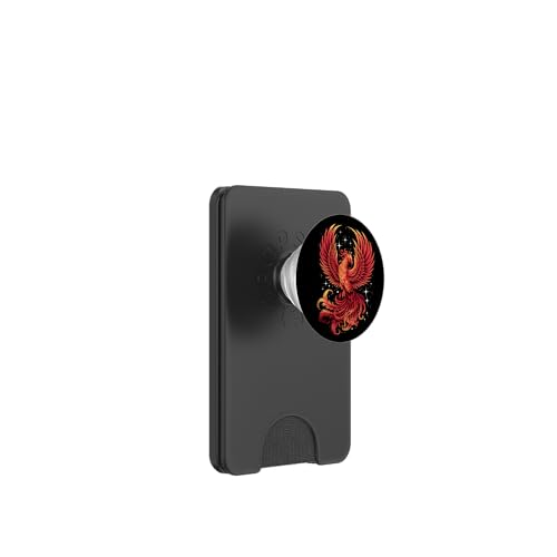 Phoenix Bird Rejuvenation Mythische Fantasie PopSockets PopWallet für MagSafe von Phoenix Bird Mythical Bird Rise Rejuvenation