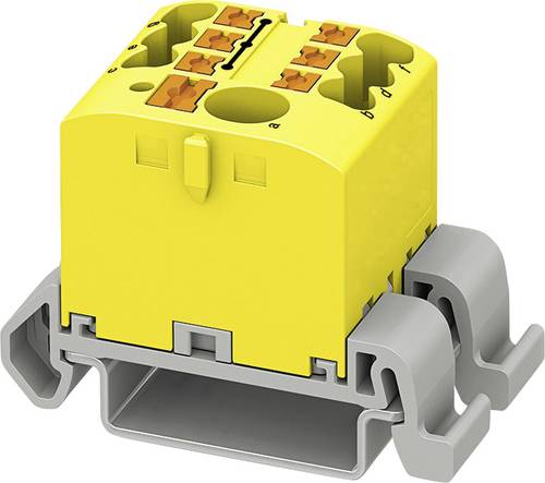 Phoenix Contact PTFIX 6/6X2,5-NS35A YE 3273204 Verteilerblock 0.14mm² 2.50mm² Gelb 10St. von Phoenix Contact