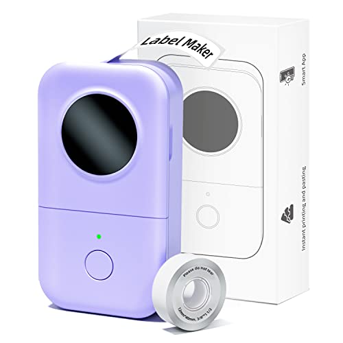 Phomemo D30 Etikettiergerät, Mini Bluetooth Etikettendrucker Beschriftungsgerät Selbstklebend Labelmaker für Zuhause, Büro und Kleinunternehmen, Wireless Labeldrucker für iOS & Android, Lila Phomemo D30 Etikettiergerät, Mini Bluetooth Etikettendrucker Beschriftungsgerät Selbstklebend Labelmaker für Zuhause, Büro und Kleinunternehmen, Wireless Labeldrucker für iOS & Android, Lila von Phomemo