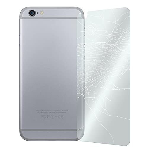 PhoneNatic 2er-Pack Glas-Folie Rückseite klar kompatibel mit Apple iPhone 6s / 6 - Schutzglas für iPhone 6s / 6 von PhoneNatic