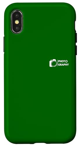 Fotografie-DSLR-Kamera-Symbol Hülle für iPhone X/XS von Photo Stuff