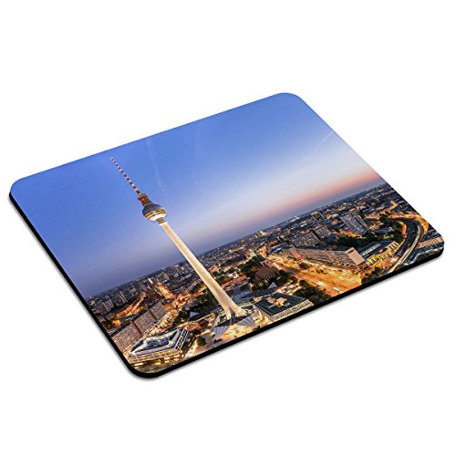 PhotoFancy - Mousepad Berlin - Städte-Mauspad mit Motiv Fernsehturm von PhotoFancy