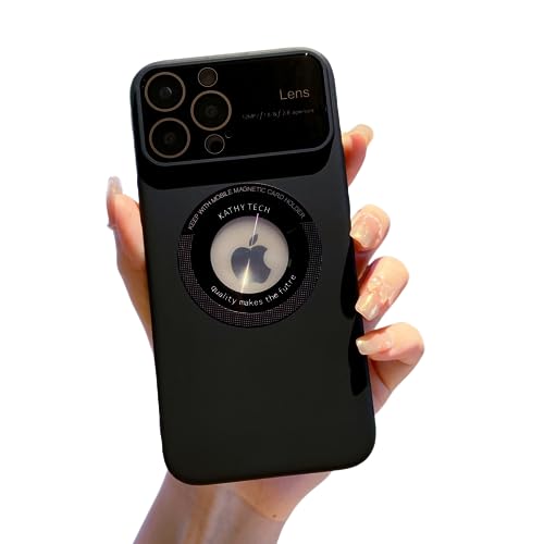 PhyWhale Schlank Hülle Für iPhone 14 Pro Max, Objektiv und Bildschirm Vollschutz (Für MagSafe) Magnetische Unbegrenzte Aufladung (2022) 6,7"- Schwarz von PhyWhale