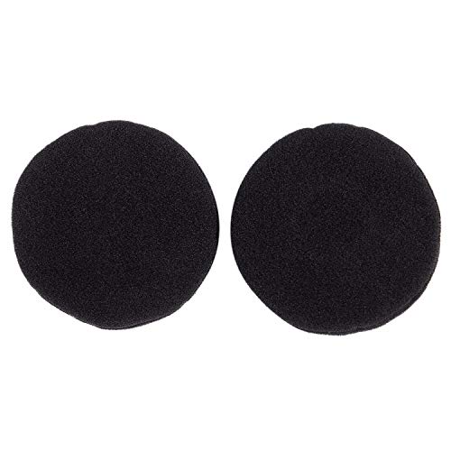 Phyachelo Schaum Polster Ear Pad Abdeckung Fuer Kopfhoerer Headphone (Schwarz, 50mm, Packet Von 2 Pcs) von Phyachelo