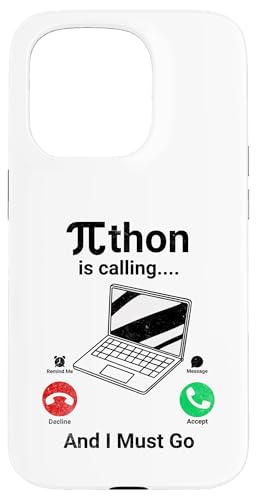 Python ruft den I Must Go Coding Pi Day an Hülle für iPhone 15 Pro von Pi Day Incoming Call