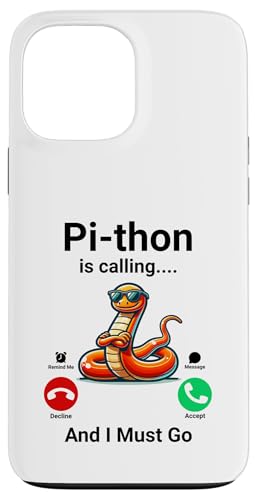 Python ruft den I Must Go Pi Day Hülle für iPhone 13 Pro Max von Pi Day Incoming Call