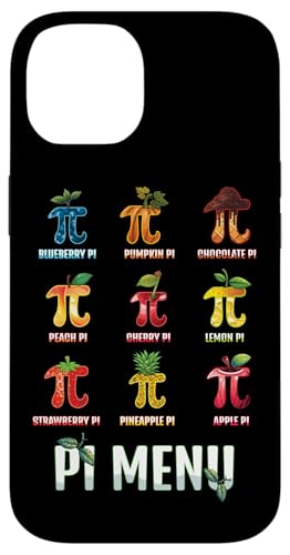 Hülle für iPhone 14 Pi Menu Different Pie Food Math Day Mathematik Happy Pi Day von Pi Day Supply March 14 Jokes Math Teacher Student