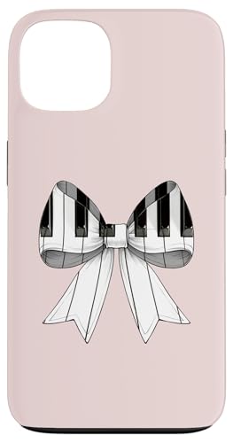 Kokette Schleife Klavier Mama Pianist Muttertag Muster Band Hülle für iPhone 13 von Piano Pianist Coquette Aesthetic Girl Women Gifts