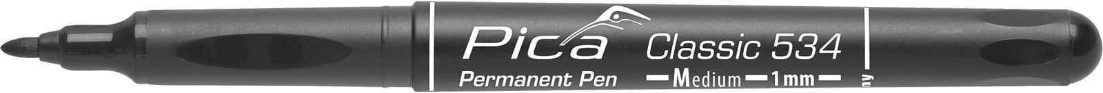 PICA Classic Permanent Pen, 534/46/SB, Medium, schwarz von Pica
