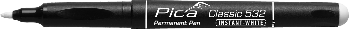 PICA Classic Permanent Pen Instant-White, 532/52/SB, weiß von Pica