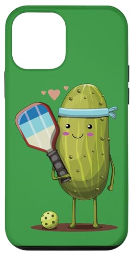 Hülle für iPhone 12 mini Süßes Kawaii Pickle Lustiges Pickleball-Sportspiel Pickleball von Pickleball Player Playing Pickleball Sport Racket