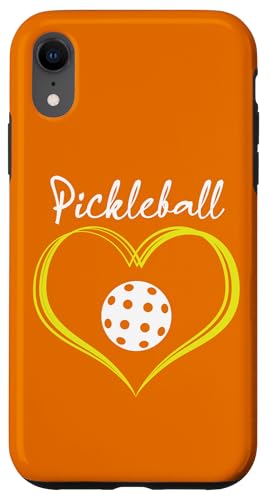 Hülle für iPhone XR Love Pickleball Heart Paddel Sport Pickleball von Pickleball Player Playing Pickleball Sport Racket