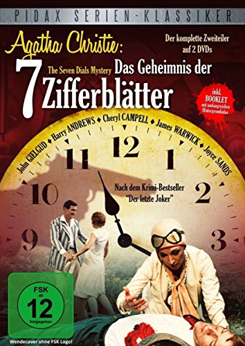 Agatha Christie: Das Geheimnis der 7 Zifferblätter (The Seven Dials Mystery) - Der packende Krimi-Zweiteiler nach dem Roman Der letzte Joker (Pidax Serien-Klassiker) [2 DVDs] von Pidax Film- und Hörspielverlag