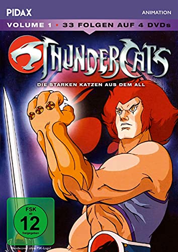 ThunderCats - Die starken Katzen aus dem All, Vol. 1 / Weitere 32 Folgen der Kult-Serie (Pidax Animation) [4 DVDs] von Pidax Film- und Hörspielverlag