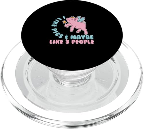 Wie Schweine und vielleicht wie 3 Menschen Schweineliebhaber Farmer PopSockets PopGrip für MagSafe von Pig Lover Farmer Apparel