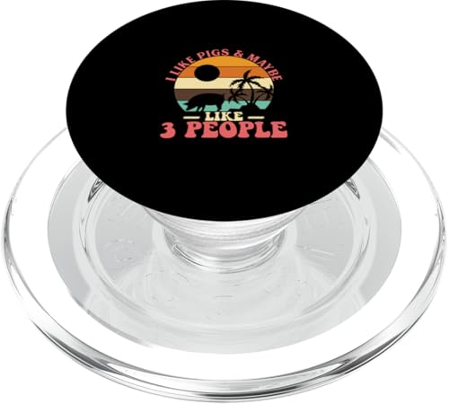 Wie Schweine und vielleicht wie 3 Menschen Schweineliebhaber Farmer PopSockets PopGrip für MagSafe von Pig Lover Farmer Apparel