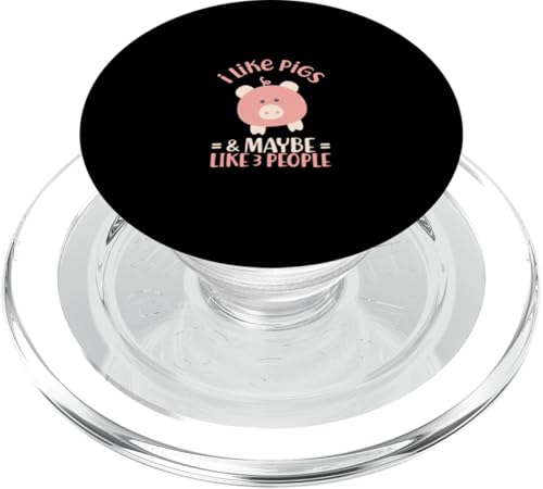 Wie Schweine und vielleicht wie 3 Menschen Schweineliebhaber Farmer PopSockets PopGrip für MagSafe von Pig Lover Farmer Apparel