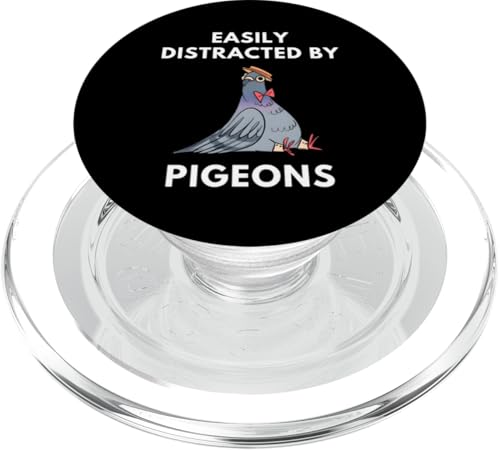 Leicht abgelenkt von Taubenliebhabern, Vogelbesitzern PopSockets PopGrip für MagSafe von Pigeon Lover Outfits