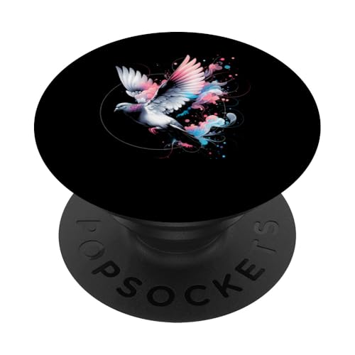 Pigeon Art Cool Vintage Herren BirdWatcher PopSockets mit austauschbarem PopGrip von Pigeon Parade - Bird Watching Fashion