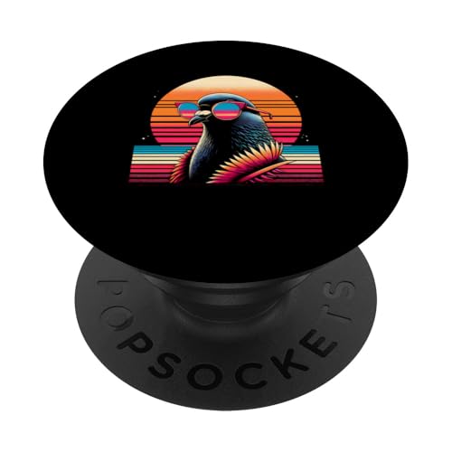 Pigeon Carrying Secret Vintage Herren Spies Fly PopSockets mit austauschbarem PopGrip von Pigeon Parade - Bird Watching Fashion