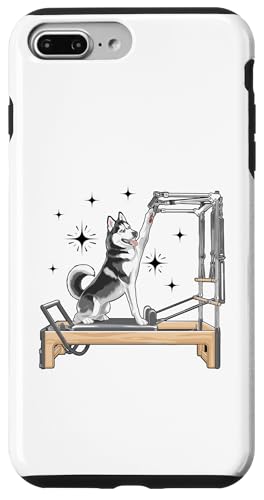 Hülle für iPhone 7 Plus/8 Plus Sibirischer Husky Pilates Workout Übung von Pilates Exercise Enthusiast Workout Gifts