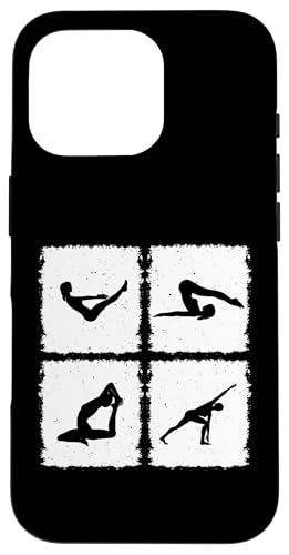 Lustige Pilates-Silhouette Hülle für iPhone 16 Pro von Pilates Lover