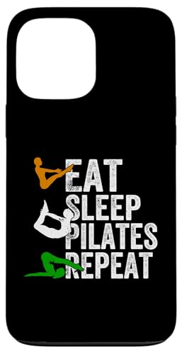 Pilates - Essen, schlafen, Pilates Repeat - Pilates Lover Hülle für iPhone 13 Pro Max von Pilates Lover