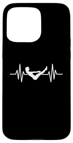 Pilates Herzschlag Pilates Pose Pilates Liebhaber Hülle für iPhone 15 Pro Max von Pilates Lover