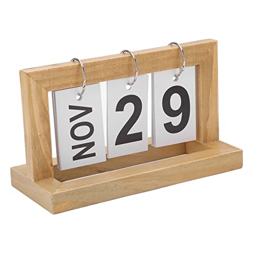 Kleiner Schreibtischkalender,Holzfarbe, Monate, Datum, separate Flip-Charts Stilvolle praktische Desktop, Bauernhaus-Vintage-Schreibtischkalender für Heimbüro-Dekoration Kleiner Schreibtischkalender,Holzfarbe, Monate, Datum, separate Flip-Charts Stilvolle praktische Desktop, Bauernhaus-Vintage-Schreibtischkalender für Heimbüro-Dekoration von Pilipane