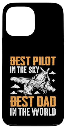 Hülle für iPhone 13 Pro Max BESTER Pilot im Himmel Bester Vater der Welt von Pilot Adventure Airplane Apparel Tee